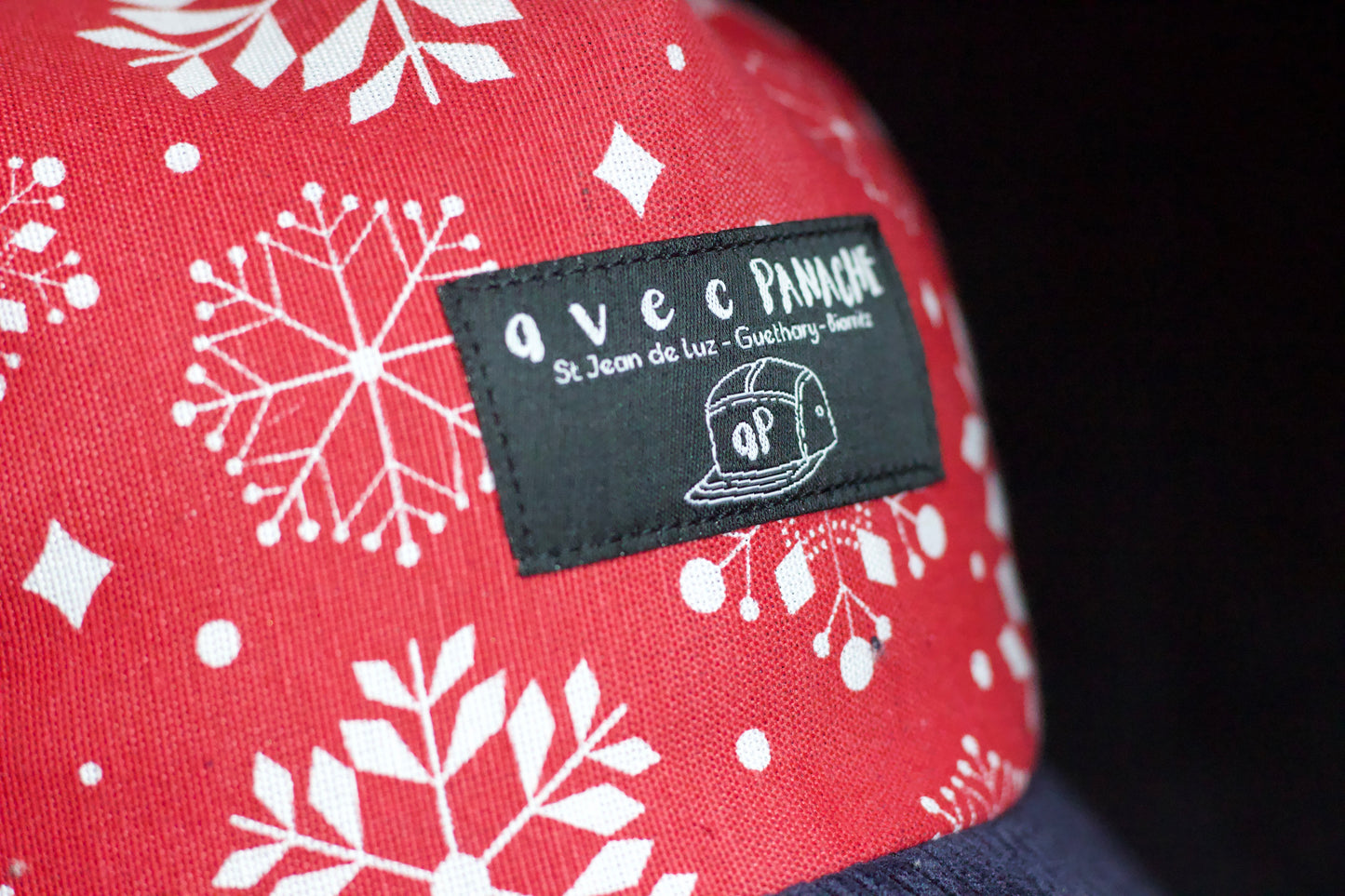 SNOWFLAKE BLUE TRAILER CAP